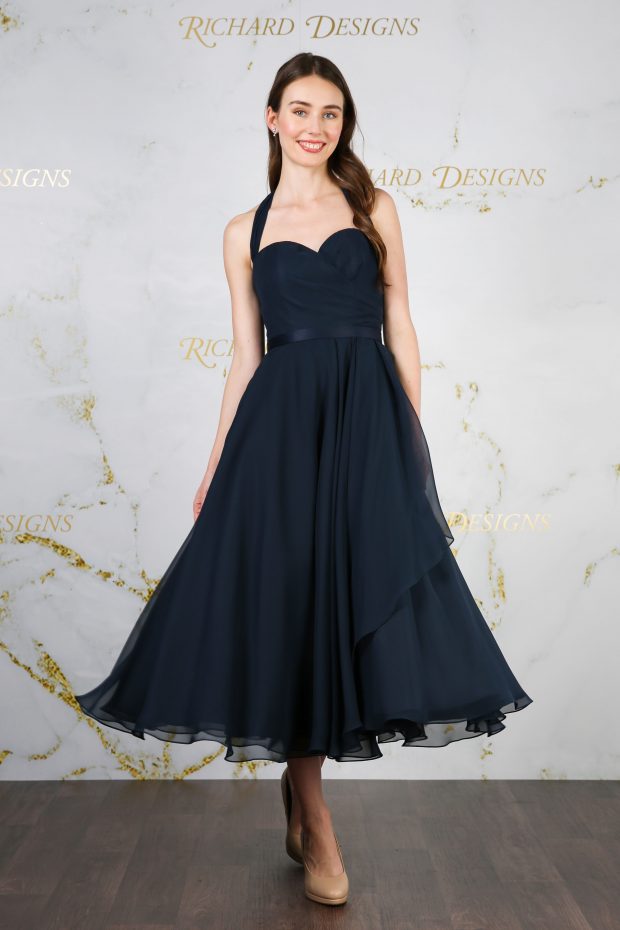 RD-Kelly Halterneck Chiffon Dress