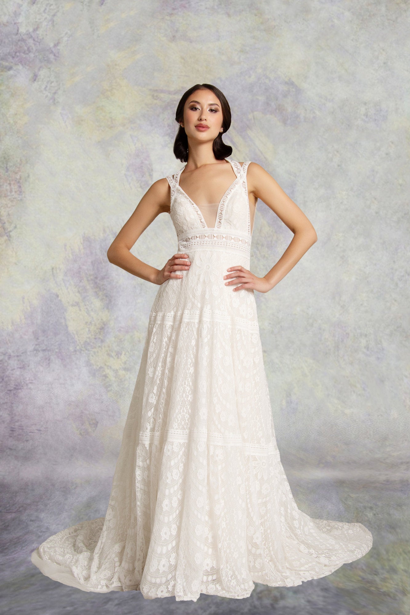 A-line gypsy style lace Boho wedding gown | 86-whitney FairyGothMother A-line gypsy style lace Boho wedding gown | 86-whitney FairyGothMother