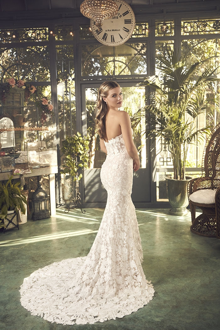 The back of the Jolie bridal dress by Casablanca