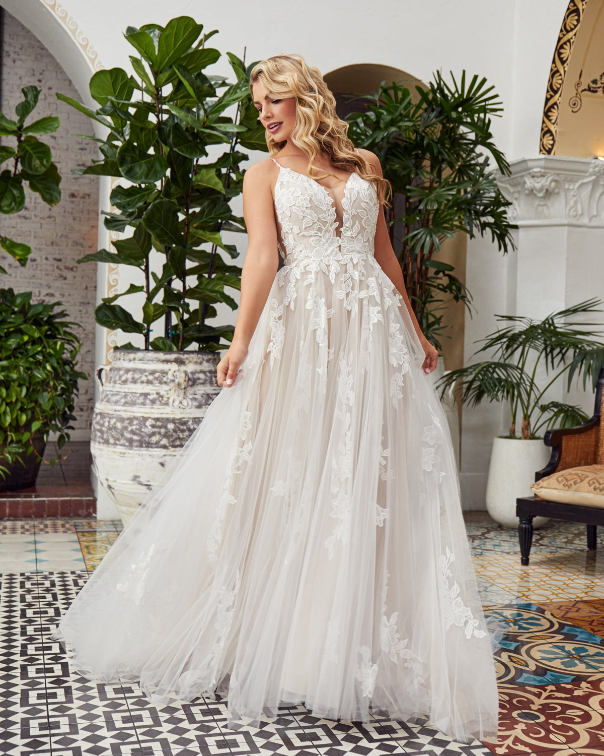 The Callie full length wedding gown