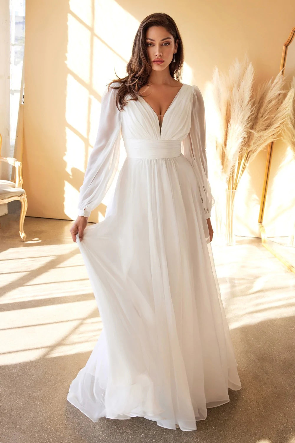 Glamorous and dreamy chiffon wedding dress | Chloe FairyGothMother Glamorous and dreamy chiffon wedding dress | Chloe FairyGothMother