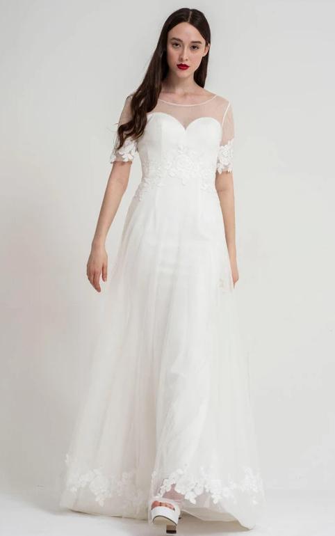 Ava Boho style wedding dress by Freda Bennet