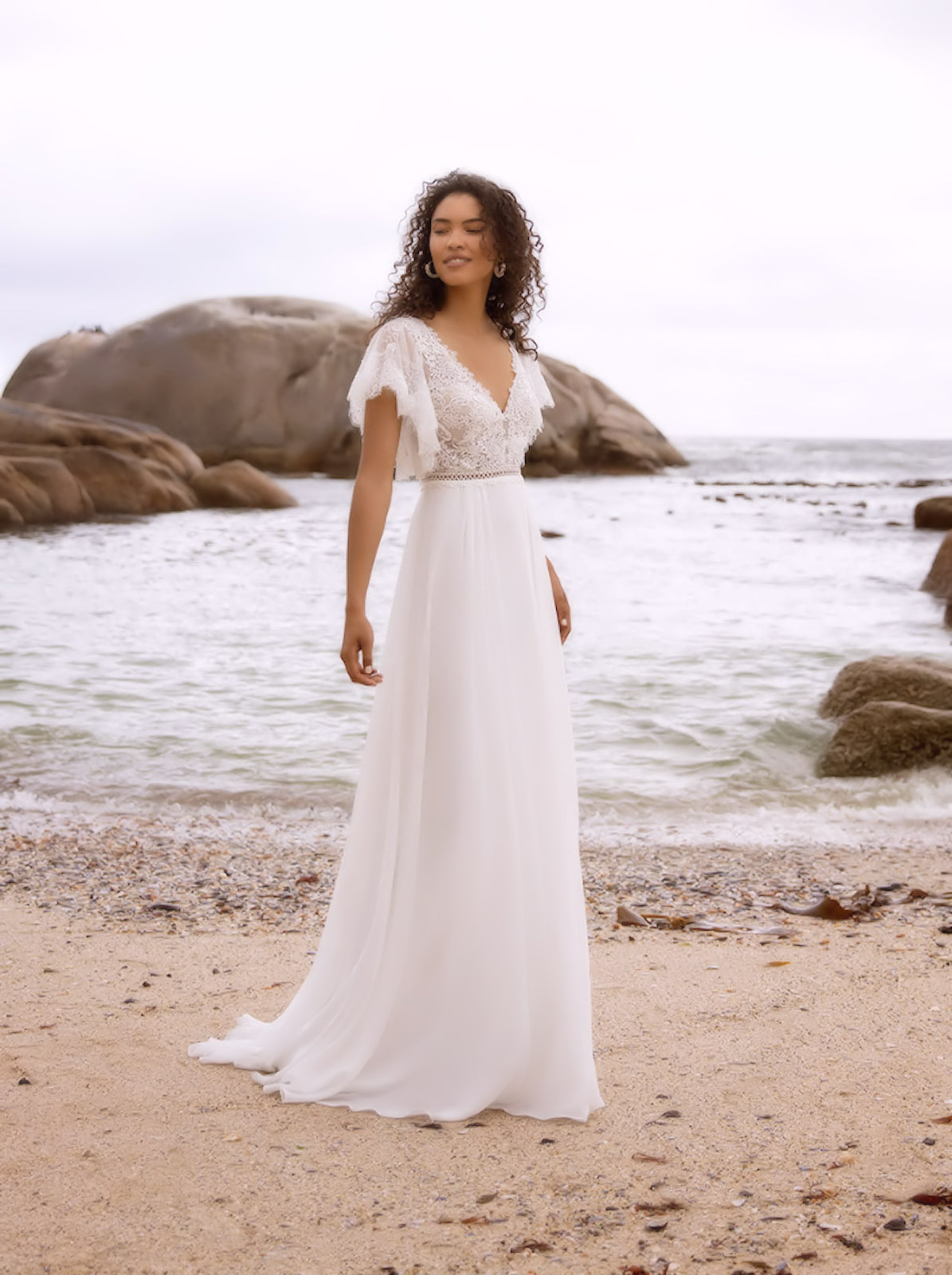 The Sicily wedding dress, designed to flatter by Kelsey Rose