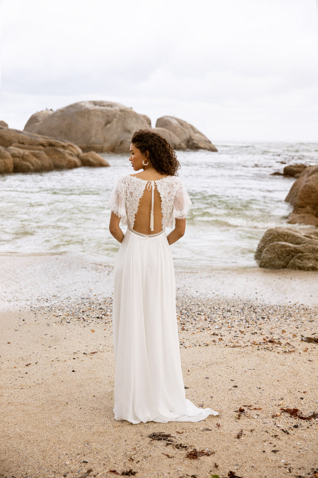 Back of the Sicily wedding dress
