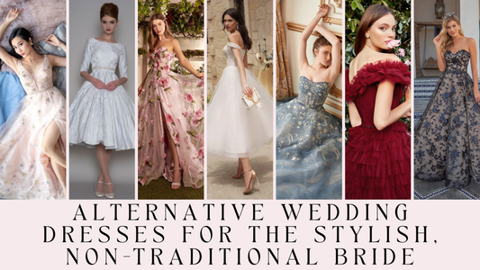 Alternative Wedding Dresses for the Stylish, Non-Traditional Bride