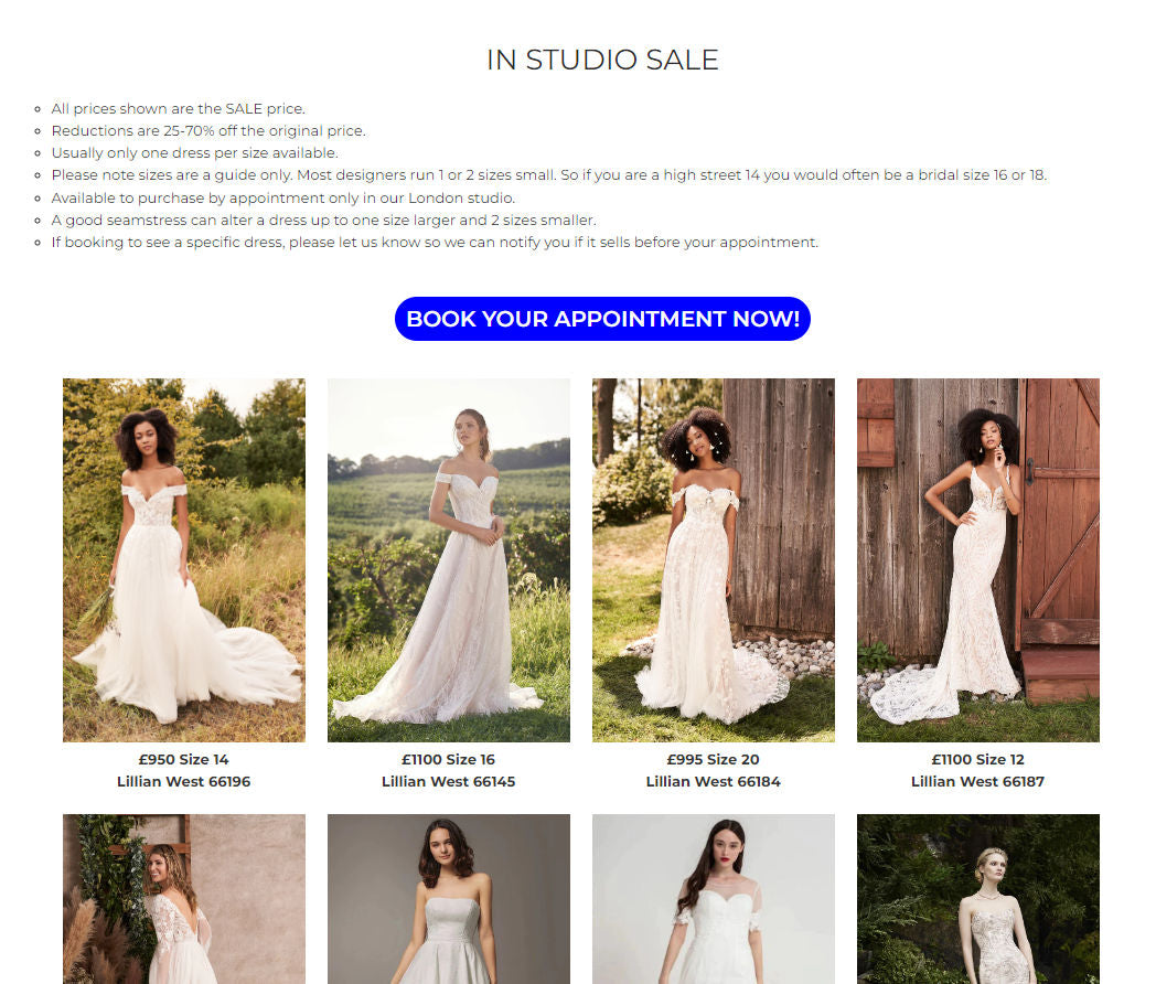 Studio Sale on NOW - not available online