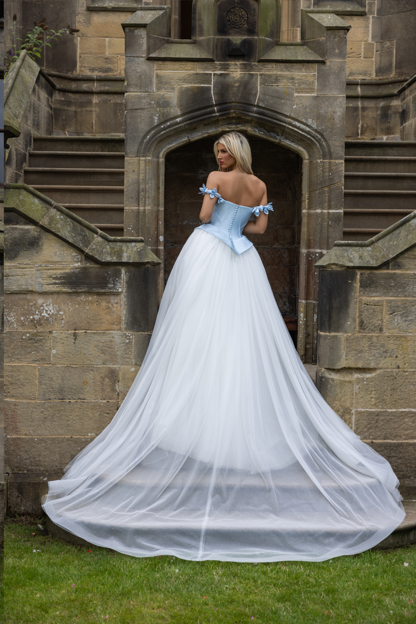 RB6198 – Sweetheart Mikado Bodice Tulle Ballgown Wedding Dress