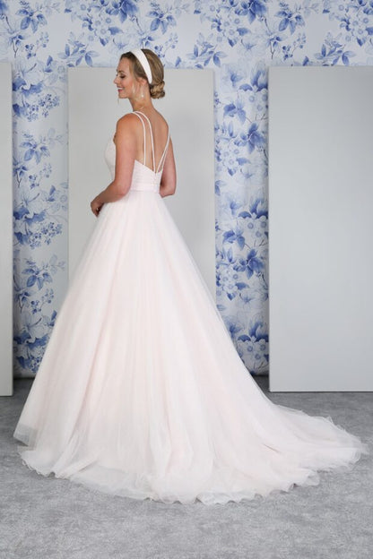RD-loua Sparkle Tulle A-Line Wedding Dress