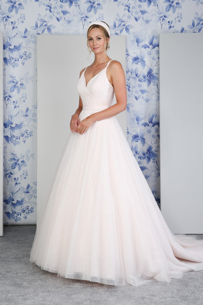 RD-loua Sparkle Tulle A-Line Wedding Dress