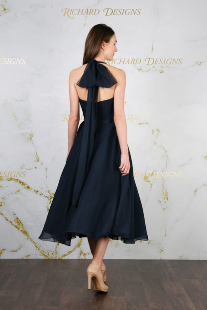 RD-Kelly Halterneck Chiffon Dress