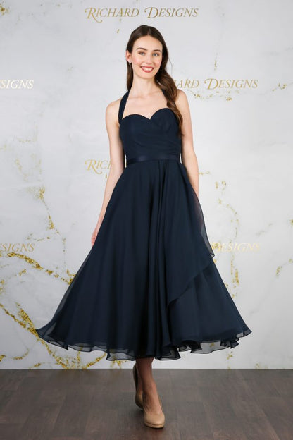 RD-Kelly Halterneck Chiffon Dress