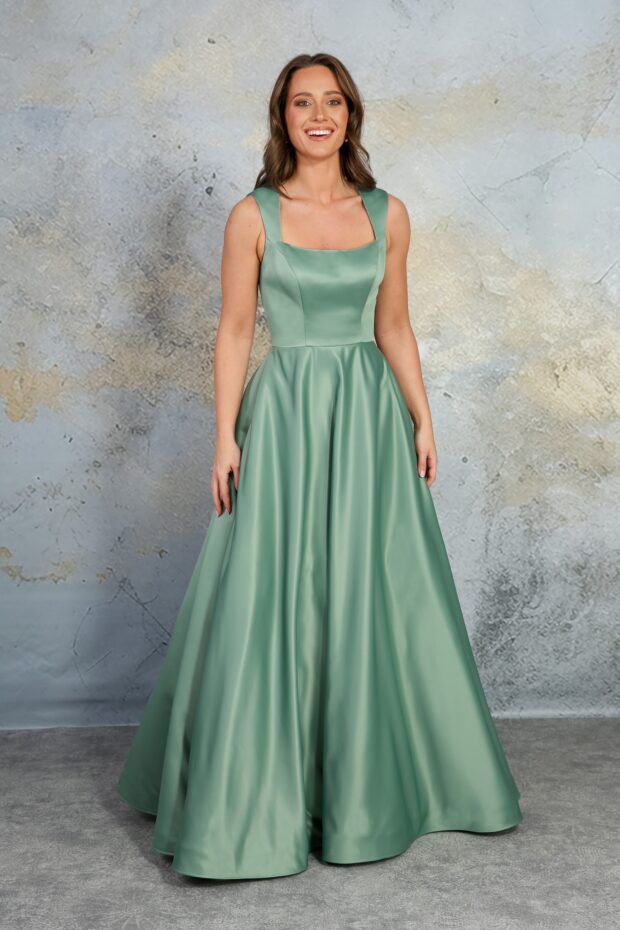 RD-Avery Square Neck, A-line Dress