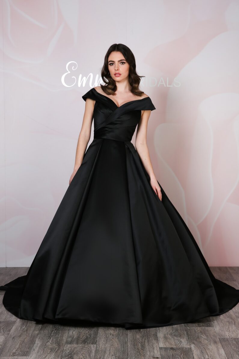 eb-lydia - brdal gown in black