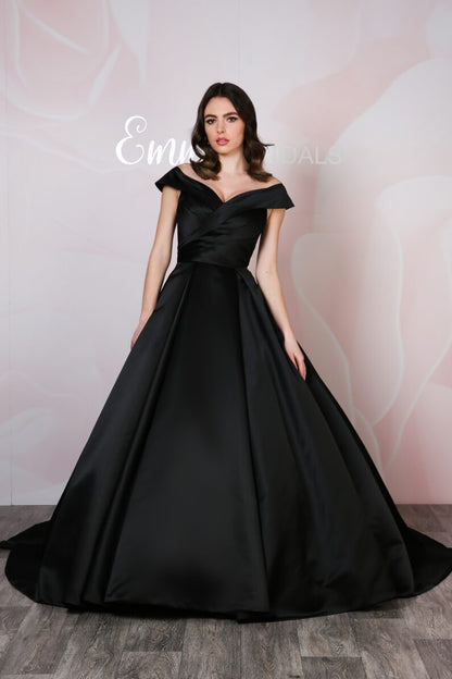 eb-lydia - brdal gown in black