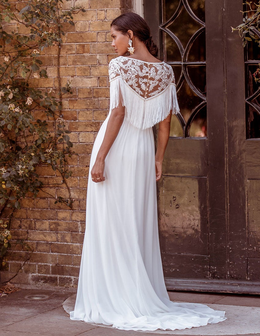 Back of the Savannah wedding dress by Kelsey Rose