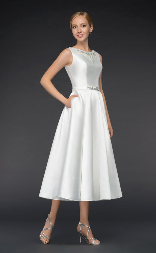 gi-katie-r  Light weight Ivory mikado satin wedding dress
