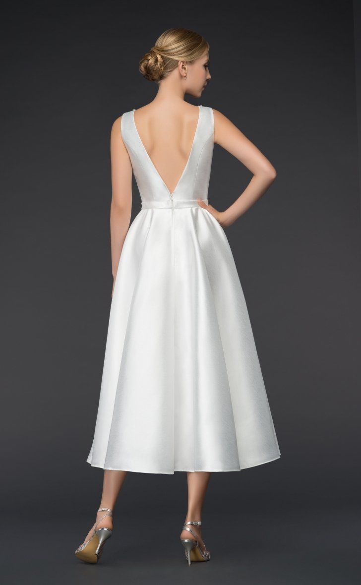 gi-katie-r  Light weight Ivory mikado satin wedding dress