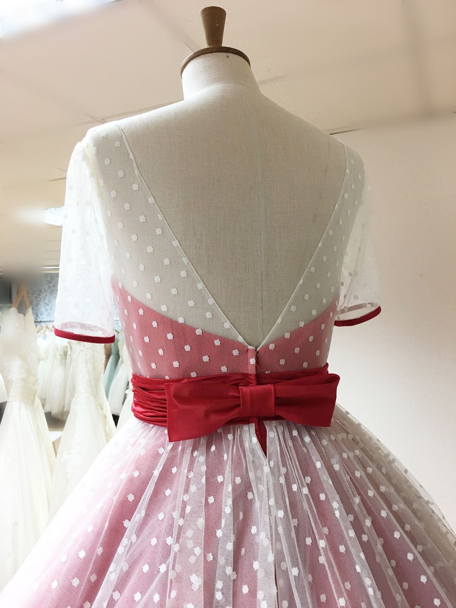 red tea length wedding dress Red Stars Sweetheart Tea Length Formal Dress