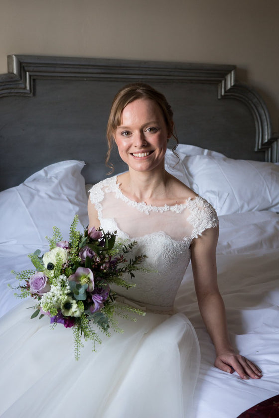 Frances in her Vittoria dress