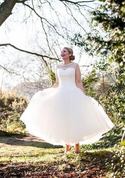 A happy bride - Jessica - the princess in the woods.