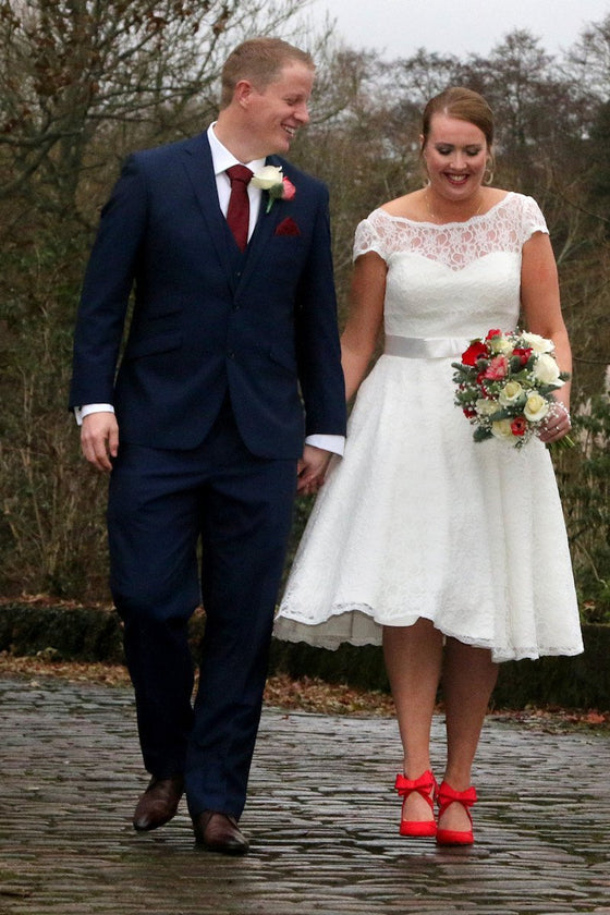 Lydia in her Jenny dress by White Rose.