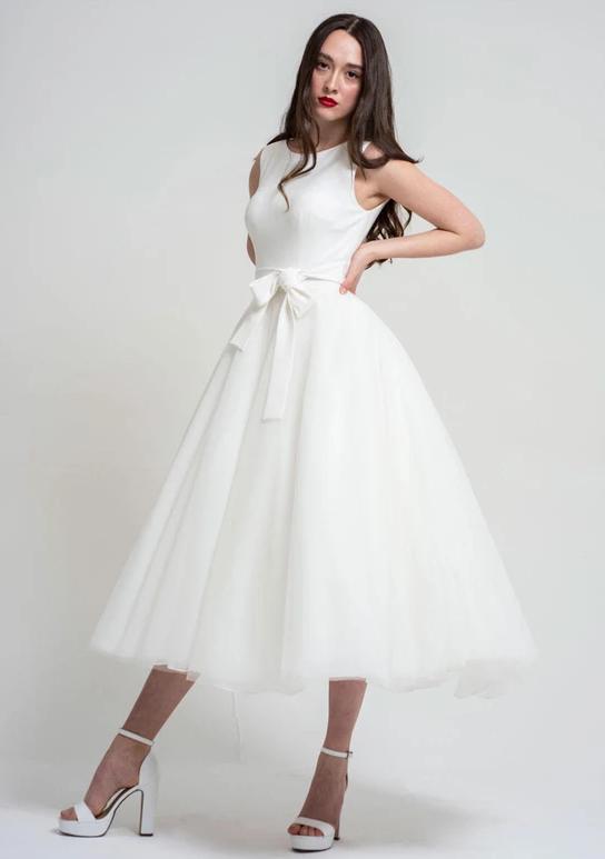 Image of the Wren bridal dress by Freda Bennet