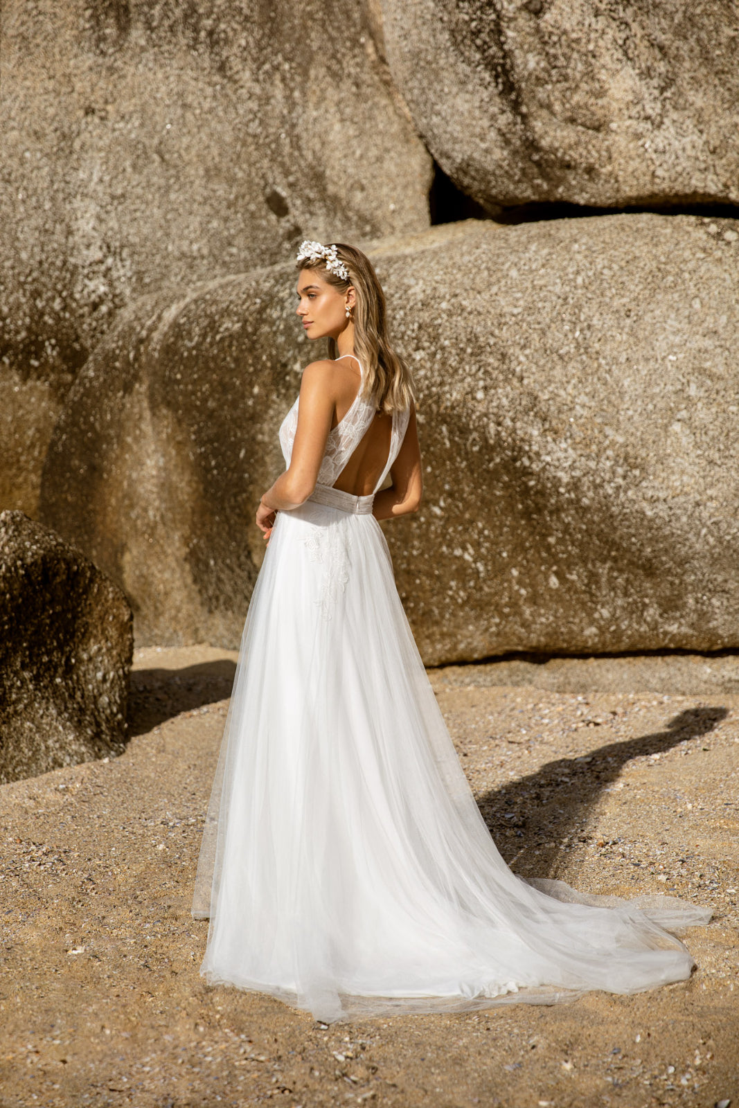Back of the Dakota wedding dress