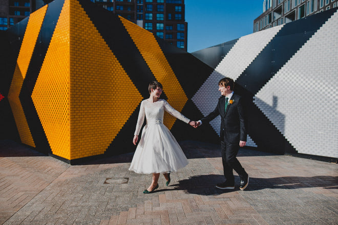 Lottie and Alex enjoying their Big Day.