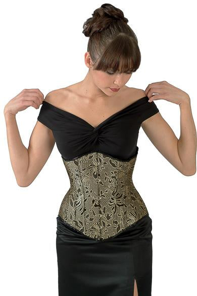 Longer line underbust corset