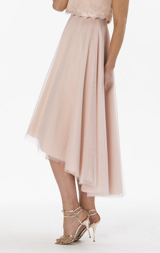 tb-bs106-s  Hi-lo lightweight tulle skirt