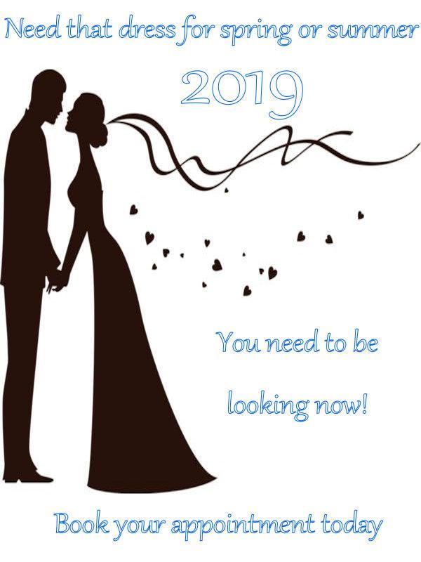 Spring or summer wedding? You need to be looking for your dress now.